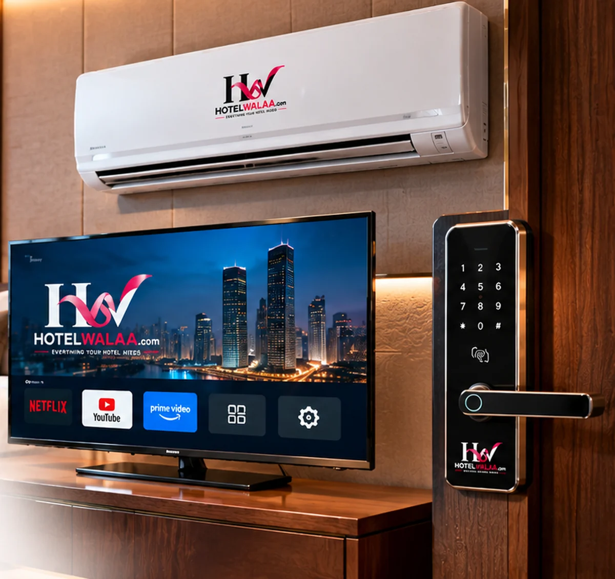 Hotelwalaa electronics from the product brochure